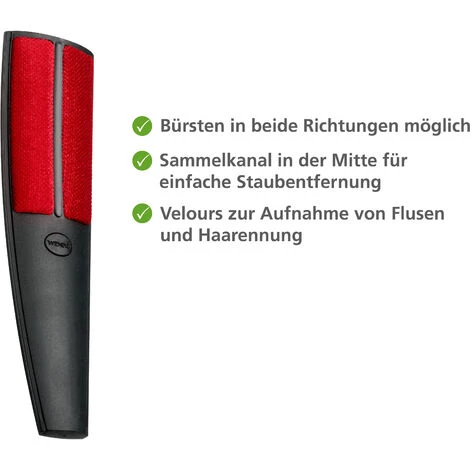 WENKO Brosse Vêtement, Légère Et Ergonomique, Flexus - Gris 4 WENKO Brosse Vêtement, Légère Et Ergonomique, Flexus - Gris – Image 2