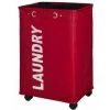 WENKO Panier à Linge Quadro "Laundry", Panier à Linge à Roulettes Et Poignée De Transport, Capacité 79L, Polyester, 140x60x33 Cm, Rouge - Rouge 2 WENKO Panier à Linge Quadro "Laundry", Panier à Linge à Roulettes Et Poignée De Transport, Capacité 79L, Polyester, 140x60x33 Cm, Rouge - Rouge -WENKO Soldes 6579474 1