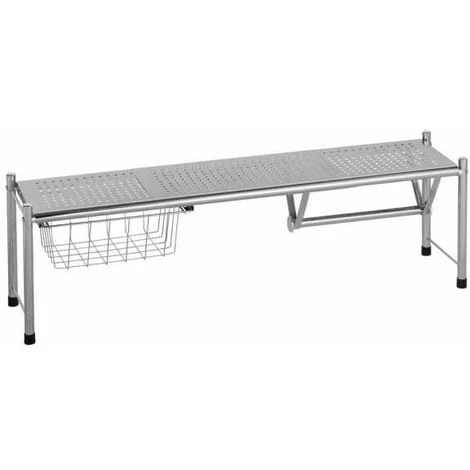 WENKO Organiseur évier, étagère Télescopique Pour évier Expando L69-116 Cm 5 WENKO Organiseur évier, étagère Télescopique Pour évier Expando L69-116 Cm – Image 3