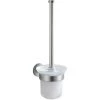 WENKO Porte Brosse WC Mural Bosio, Acier Inox - Verre, 10x35x14 Cm, Mat - Mat 2 WENKO Porte Brosse WC Mural Bosio, Acier Inox - Verre, 10x35x14 Cm, Mat - Mat -WENKO Soldes 6579494 1