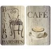 WENKO Protection Plaque De Cuisson, Couvre Plaque De Cuisson En Verre "Bistro", Lot De 2, Verre Trempé, 30x52 Cm, Multicolore 2 WENKO Protection Plaque De Cuisson, Couvre Plaque De Cuisson En Verre "Bistro", Lot De 2, Verre Trempé, 30x52 Cm, Multicolore -WENKO Soldes 6579520 1