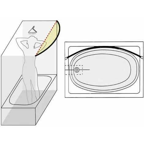 WENKO Barre De Douche Arrondie Extensible, Barre De Douche Télescopique, Longueur Adaptable, à Percer, Matériel De Fixation Inclus, Aluminium Inox, 110-200 Cm, ø2.5 Cm, Brillant 7 WENKO Barre De Douche Arrondie Extensible, Barre De Douche Télescopique, Longueur Adaptable, à Percer, Matériel De Fixation Inclus, Aluminium Inox, 110-200 Cm, ø2.5 Cm, Brillant – Image 5