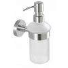 WENKO Distributeur De Savon Liquide Mural Bosio, Verre Et Fixation En Acier Inox, Capacité 200 Ml, 7x18x11 Cm, Mat - Mat 2 WENKO Distributeur De Savon Liquide Mural Bosio, Verre Et Fixation En Acier Inox, Capacité 200 Ml, 7x18x11 Cm, Mat - Mat -WENKO Soldes 6579578 1