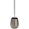 WENKO Brosse WC Marrakesh, Brosse WC Noire, Céramique Avec Vernis Brillant, Ø 12,5x41 Cm, Marron - Marron -WENKO Soldes 6579579 1