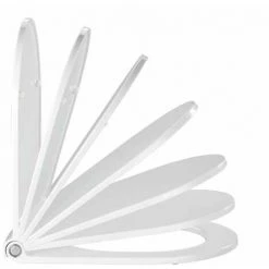 WENKO Abattant WC Avec Frein De Chute Premium LED, Lumière LED Avec Capteur Acoustique, Fixation Inox, Duroplast Antibactérien, 36.8x44 Cm, Blanc - Blanc 10 WENKO Abattant WC Avec Frein De Chute Premium LED, Lumière LED Avec Capteur Acoustique, Fixation Inox, Duroplast Antibactérien, 36.8x44 Cm, Blanc - Blanc -WENKO Soldes 6579592 4