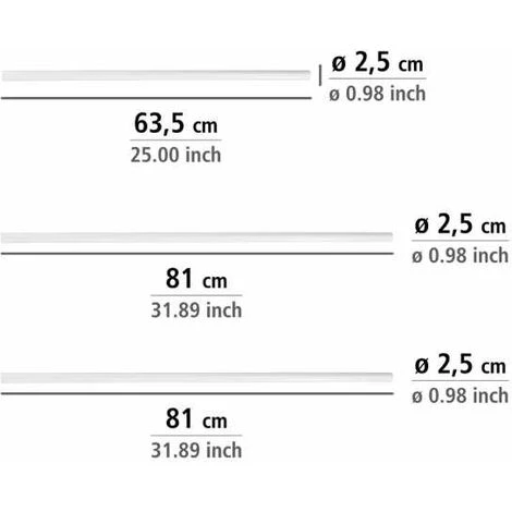 WENKO Barre De Douche Angle Universelle, Tringle Douche Angle, Longueur Adaptable Avec 3 Possibilités De Combinaison, à Percer, Matériel De Fixation Inclus, Aluminium - Plastique, Ø 2,5 Cm, Blanc 7 WENKO Barre De Douche Angle Universelle, Tringle Douche Angle, Longueur Adaptable Avec 3 Possibilités De Combinaison, à Percer, Matériel De Fixation Inclus, Aluminium - Plastique, Ø 2,5 Cm, Blanc – Image 5
