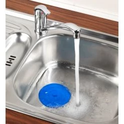 WENKO Bouchon D'évier Universel - Bleu -WENKO Soldes 6579623 5