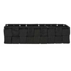WENKO Organiseur Salle De Bain Adria Petit, Rangement Salle De Bain 4 Compartiments, Polypropylène, 26x17x6.5 Cm, Noir - Noir 9 WENKO Organiseur Salle De Bain Adria Petit, Rangement Salle De Bain 4 Compartiments, Polypropylène, 26x17x6.5 Cm, Noir - Noir -WENKO Soldes 6579641 3