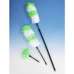 WENKO Balayette Poussière Vert-Blanc - Vert