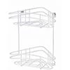 WENKO Etagère D'angle Douche Classic Plus, étagère Angle Salle De Bain, 2 Niveaux, Acier, 28,5x33x17,5 Cm, Blanc - Blanc 1 WENKO Etagère D'angle Douche Classic Plus, étagère Angle Salle De Bain, 2 Niveaux, Acier, 28,5x33x17,5 Cm, Blanc - Blanc -WENKO Soldes 6579674 1