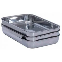 WENKO Set De Panure En Acier Inoxydable 3 Pièces, Set Pour Paner, Bacs En Acier Inoxydable Pour Farine, Oeuf, Chapelure, Nettoyage Facile Dans Le Lave-vaisselle, Acier Inox, 15,7x3,2x22 Cm, Brillant - Brillant 9 WENKO Set De Panure En Acier Inoxydable 3 Pièces, Set Pour Paner, Bacs En Acier Inoxydable Pour Farine, Oeuf, Chapelure, Nettoyage Facile Dans Le Lave-vaisselle, Acier Inox, 15,7x3,2x22 Cm, Brillant - Brillant -WENKO Soldes 6579677 3