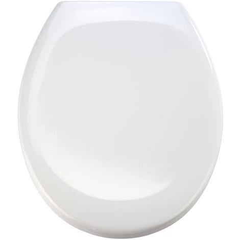 WENKO Abattant WC Avec Frein De Chute Premium Ottana Blanc, Abattant WC Clipsable Avec Fixation En Acier Inox, Fix-Clip, Duroplast, 37.5 X 44.5 Cm, Blanc - Blanc 3 WENKO Abattant WC Avec Frein De Chute Premium Ottana Blanc, Abattant WC Clipsable Avec Fixation En Acier Inox, Fix-Clip, Duroplast, 37.5 X 44.5 Cm, Blanc - Blanc