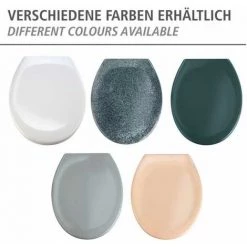 WENKO Abattant WC Avec Frein De Chute Premium Ottana Blanc, Abattant WC Clipsable Avec Fixation En Acier Inox, Fix-Clip, Duroplast, 37.5 X 44.5 Cm, Blanc - Blanc 10 WENKO Abattant WC Avec Frein De Chute Premium Ottana Blanc, Abattant WC Clipsable Avec Fixation En Acier Inox, Fix-Clip, Duroplast, 37.5 X 44.5 Cm, Blanc - Blanc -WENKO Soldes 6579705 4