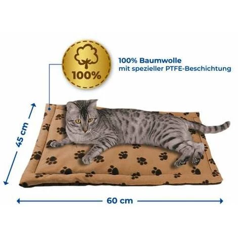 WENKO Couverture Multi-usage Pour Animaux S - Beige 3 WENKO Couverture Multi-usage Pour Animaux S - Beige – Image 2