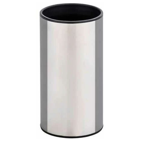 WENKO Gobelet Salle De Bain, Porte Brosse à Dent, Detroit, Acier Inox - Plastique, Ø 6,3x11,9 Cm, Mat - Noir - Satiné 4 WENKO Gobelet Salle De Bain, Porte Brosse à Dent, Detroit, Acier Inox - Plastique, Ø 6,3x11,9 Cm, Mat - Noir - Satiné – Image 2