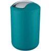 WENKO Poubelle Salle De Bain, Petite Poubelle Salle De Bain, Couvercle Basculant, Brasil L, Capacité 6,5L, Plastique PET Incassable, ø19,5x31 Cm, Turquoise - Pétrole 1 WENKO Poubelle Salle De Bain, Petite Poubelle Salle De Bain, Couvercle Basculant, Brasil L, Capacité 6,5L, Plastique PET Incassable, ø19,5x31 Cm, Turquoise - Pétrole -WENKO Soldes 6579773 1
