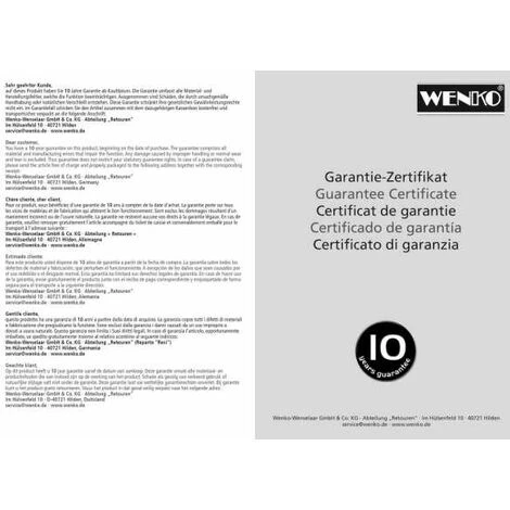 WENKO Stockeur Papier Toilette, Rangement Papier Toilette, Acier Inox, 8x18x12,5 Cm, Bosio Mat - Mat 6 WENKO Stockeur Papier Toilette, Rangement Papier Toilette, Acier Inox, 8x18x12,5 Cm, Bosio Mat - Mat – Image 4