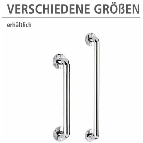 WENKO Poignée De Sécurité Murale Secura 64,5 Cm, Barre D'appui Salle De Bain Et WC, Vis Et Chevilles Fournies, Capacité De Charge 120 Kg, Aluminium, 64,5x7x8 Cm, Brillant 6 WENKO Poignée De Sécurité Murale Secura 64,5 Cm, Barre D'appui Salle De Bain Et WC, Vis Et Chevilles Fournies, Capacité De Charge 120 Kg, Aluminium, 64,5x7x8 Cm, Brillant – Image 4