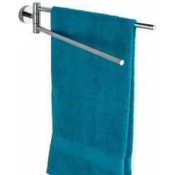 WENKO Porte Serviettes Salle De Bain Mural, 2 Barres Porte Serviette Rotatives, Bosio Shine, Acier Inox, 5,5x9x43 Cm, Brillant - Brillant 8 WENKO Porte Serviettes Salle De Bain Mural, 2 Barres Porte Serviette Rotatives, Bosio Shine, Acier Inox, 5,5x9x43 Cm, Brillant - Brillant -WENKO Soldes 6579836 2