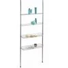 WENKO Etagère Salle De Bain, étagère Télescopique, Ellera, Acier, 71x65-285x20 Cm, Brillant -WENKO Soldes 6579851 1