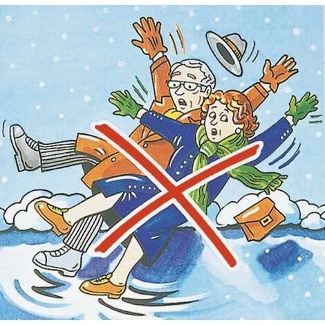 WENKO Crampons à Chaussures Taille 41-44, 1 Paire De Semelles Crampons Anti Verglas, Métal - Plastique, 21,5x12x13 Cm, Noir - Noir 4 WENKO Crampons à Chaussures Taille 41-44, 1 Paire De Semelles Crampons Anti Verglas, Métal - Plastique, 21,5x12x13 Cm, Noir - Noir – Image 2