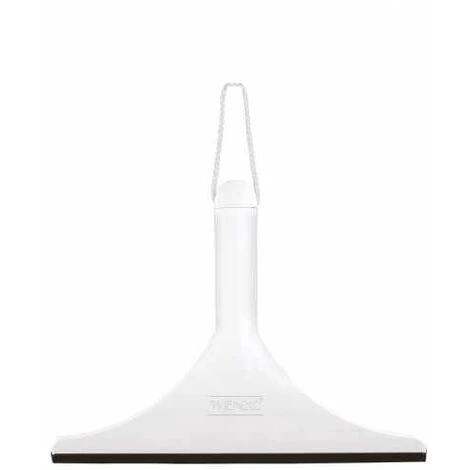 WENKO Raclette De Douche, Raclette Salle De Bain Filo, Avec Crochet De Suspension, Plastique, 24x18x4,5 Cm, Blanc - Blanc 4 WENKO Raclette De Douche, Raclette Salle De Bain Filo, Avec Crochet De Suspension, Plastique, 24x18x4,5 Cm, Blanc - Blanc – Image 2