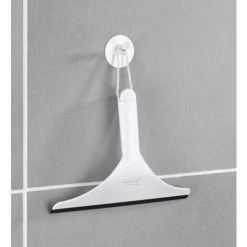 WENKO Raclette De Douche, Raclette Salle De Bain Filo, Avec Crochet De Suspension, Plastique, 24x18x4,5 Cm, Blanc - Blanc 8 WENKO Raclette De Douche, Raclette Salle De Bain Filo, Avec Crochet De Suspension, Plastique, 24x18x4,5 Cm, Blanc - Blanc -WENKO Soldes 6579865 3