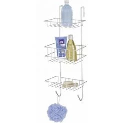 WENKO Etagère De Douche à Suspendre, 3 Paniers De Douche, Revigo, Acier, 22,5x57x18,5 Cm, Brillant - Chromé 9 WENKO Etagère De Douche à Suspendre, 3 Paniers De Douche, Revigo, Acier, 22,5x57x18,5 Cm, Brillant - Chromé -WENKO Soldes 6579954 3