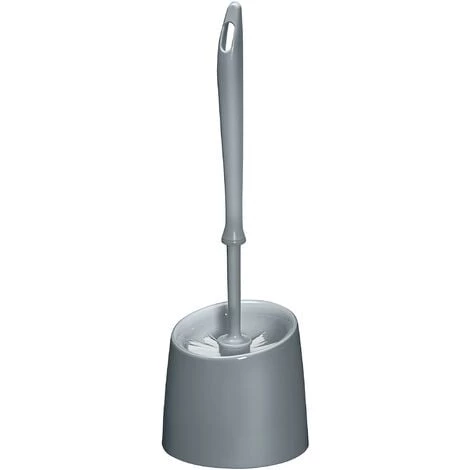 WENKO Brosse WC Economic, Excellent Rapport Qualité/prix, Plastique, Ø 12x39 Cm, Gris 3 WENKO Brosse WC Economic, Excellent Rapport Qualité/prix, Plastique, Ø 12x39 Cm, Gris