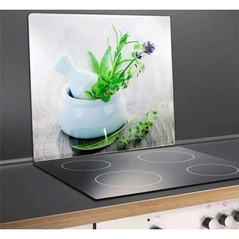 WENKO Fond De Hotte, Crédence Cuisine En Verre, "Jardin Potager", Verre Trempé, 50x56 Cm, Multicolore - Multicolore 4 WENKO Fond De Hotte, Crédence Cuisine En Verre, "Jardin Potager", Verre Trempé, 50x56 Cm, Multicolore - Multicolore – Image 2