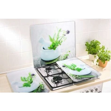 WENKO Fond De Hotte, Crédence Cuisine En Verre, "Jardin Potager", Verre Trempé, 50x56 Cm, Multicolore - Multicolore 5 WENKO Fond De Hotte, Crédence Cuisine En Verre, "Jardin Potager", Verre Trempé, 50x56 Cm, Multicolore - Multicolore – Image 3