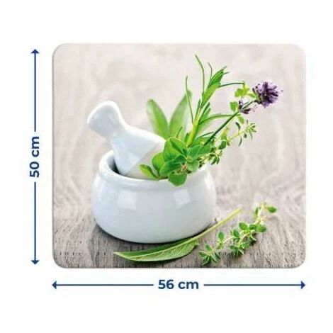 WENKO Fond De Hotte, Crédence Cuisine En Verre, "Jardin Potager", Verre Trempé, 50x56 Cm, Multicolore - Multicolore 6 WENKO Fond De Hotte, Crédence Cuisine En Verre, "Jardin Potager", Verre Trempé, 50x56 Cm, Multicolore - Multicolore – Image 4