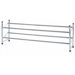 WENKO Rangement Chaussure, étagère à Chaussures Télescopique, 10 Paires De Chaussures, Métal, 62-115x35x23 Cm, Chromé 8 WENKO Rangement Chaussure, étagère à Chaussures Télescopique, 10 Paires De Chaussures, Métal, 62-115x35x23 Cm, Chromé -WENKO Soldes 6580029 2