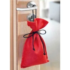 WENKO Déshumidificateur D'air à Suspendre à La Poignée De Porte, Rouge, 1 Kg