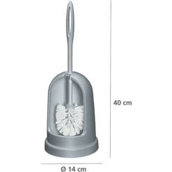 WENKO Brosse WC Standard, Excellent Rapport Qualité/prix, Plastique, Ø 13x42 Cm, Gris 7 WENKO Brosse WC Standard, Excellent Rapport Qualité/prix, Plastique, Ø 13x42 Cm, Gris -WENKO Soldes 6580093 3