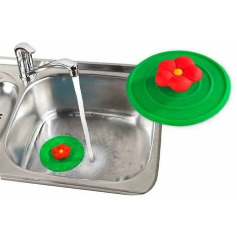 WENKO Bouchon Lavabo Fleur - Vert 3 WENKO Bouchon Lavabo Fleur - Vert