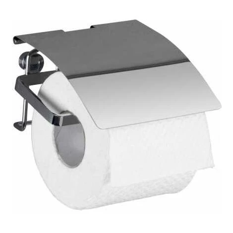 WENKO Porte Papier Toilette Premium, Dérouleur Papier Toilette Mural, Acier Inox, 12,5x9x13 Cm, Brillant - Brillant 3 WENKO Porte Papier Toilette Premium, Dérouleur Papier Toilette Mural, Acier Inox, 12,5x9x13 Cm, Brillant - Brillant