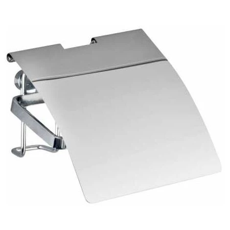 WENKO Porte Papier Toilette Premium, Dérouleur Papier Toilette Mural, Acier Inox, 12,5x9x13 Cm, Brillant - Brillant 4 WENKO Porte Papier Toilette Premium, Dérouleur Papier Toilette Mural, Acier Inox, 12,5x9x13 Cm, Brillant - Brillant – Image 2