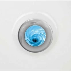 WENKO Bouchon D'évier Pluggy®, Bonde De Lavabo, Eau, Laiton, Ø 3,9x6,5 Cm, Multicolore - Multicolore -WENKO Soldes 6580203 3