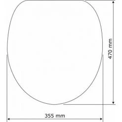 WENKO Abattant WC Avec Frein De Chute Premium Calla, Abattant WC Clipsable Avec Fixation Inox, Thermoplast, 35,5x47 Cm, Blanc - Blanc 10 WENKO Abattant WC Avec Frein De Chute Premium Calla, Abattant WC Clipsable Avec Fixation Inox, Thermoplast, 35,5x47 Cm, Blanc - Blanc -WENKO Soldes 6580220 4