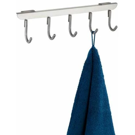WENKO Patère De Porte à Crochets Asola Avec 5 Crochets - Mat 4 WENKO Patère De Porte à Crochets Asola Avec 5 Crochets - Mat – Image 2