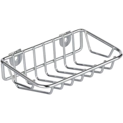 WENKO Porte Savon Mural Ceres, Acier, 12,5x4,5x9 Cm, Brillant - Chromé 3 WENKO Porte Savon Mural Ceres, Acier, 12,5x4,5x9 Cm, Brillant - Chromé