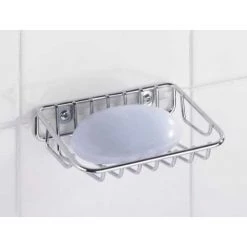 WENKO Porte Savon Mural Ceres, Acier, 12,5x4,5x9 Cm, Brillant - Chromé 7 WENKO Porte Savon Mural Ceres, Acier, 12,5x4,5x9 Cm, Brillant - Chromé -WENKO Soldes 6580253 3