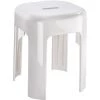 WENKO Tabouret Salle De Bains, Tabouret Douche Antidérapant, Alaska, Capacité 120 Kg, Plastique, 37x45,5x37 Cm, Blanc 2 WENKO Tabouret Salle De Bains, Tabouret Douche Antidérapant, Alaska, Capacité 120 Kg, Plastique, 37x45,5x37 Cm, Blanc -WENKO Soldes 6580263 1
