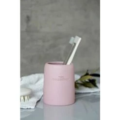 WENKO Gobelet Salle De Bain, Porte Brosse à Dent, "The Collection", Polyrésine, Ø 8x10 Cm, Rose Poudré - Rose 9 WENKO Gobelet Salle De Bain, Porte Brosse à Dent, "The Collection", Polyrésine, Ø 8x10 Cm, Rose Poudré - Rose -WENKO Soldes 6580266 3