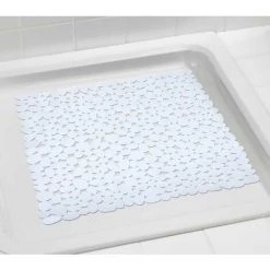 WENKO Tapis De Douche Antidérapant, Tapis De Douche, Paradise, PVC, 54x54 Cm, Blanc 8 WENKO Tapis De Douche Antidérapant, Tapis De Douche, Paradise, PVC, 54x54 Cm, Blanc -WENKO Soldes 6580286 3