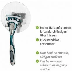 WENKO Static-Loc® Crochet Mural Duo Osimo - Chromé 10 WENKO Static-Loc® Crochet Mural Duo Osimo - Chromé -WENKO Soldes 6580291 4