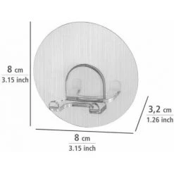 WENKO Static-Loc® Crochet Mural Duo Osimo - Chromé 11 WENKO Static-Loc® Crochet Mural Duo Osimo - Chromé -WENKO Soldes 6580291 5