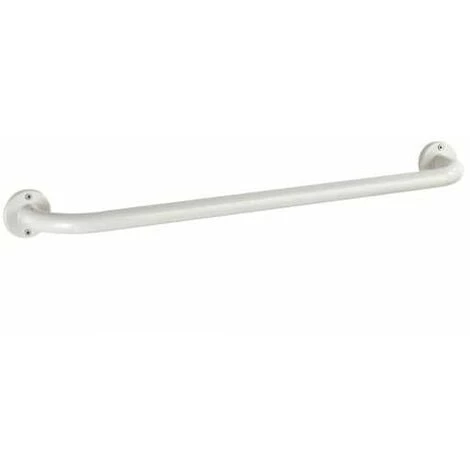 WENKO Porte Serviettes Salle De Bain Mural, Basic, Acier, L60 Cm, Blanc 3 WENKO Porte Serviettes Salle De Bain Mural, Basic, Acier, L60 Cm, Blanc