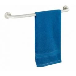 WENKO Porte Serviettes Salle De Bain Mural, Basic, Acier, L60 Cm, Blanc 11 WENKO Porte Serviettes Salle De Bain Mural, Basic, Acier, L60 Cm, Blanc -WENKO Soldes 6580299 5